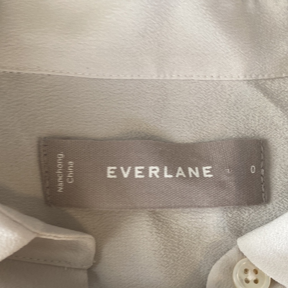 Everlane Short Sleeve Square Blouse - Picture 5 of 5